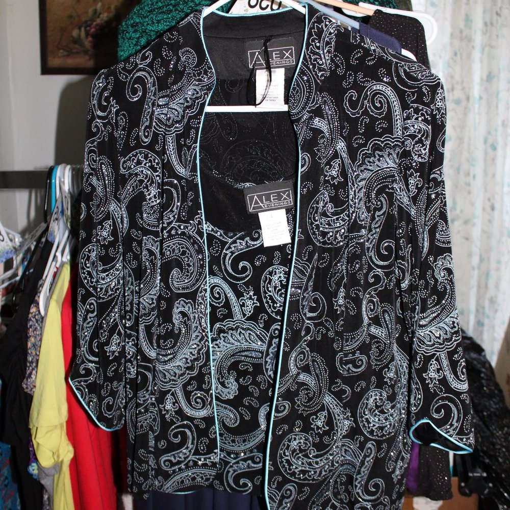 Alex Evenings  2 Piece Tank and Blazer set